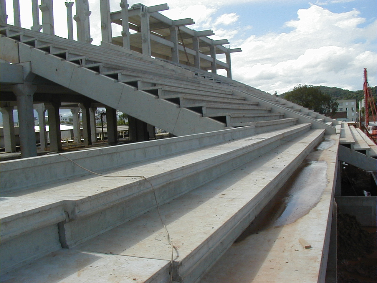 Arquibancadas da Arena Joinville (Foto: Darthanhan Oliveira, Arquivo Pessoal)