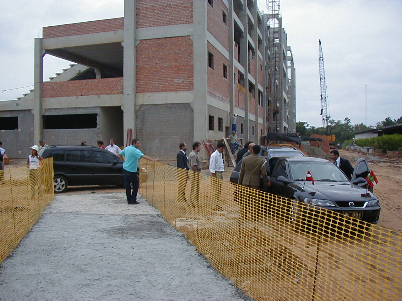 Construção da Arena Joinville (Foto: Darthanhan Oliveira, Arquivo Pessoal)