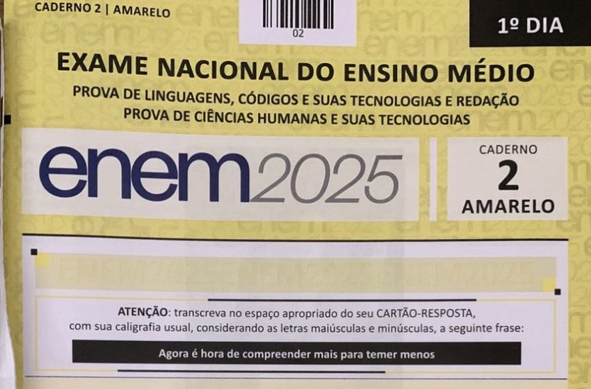  Redação do Enem 2025 aborda perspectivas sobre envelhecimento no Brasil
