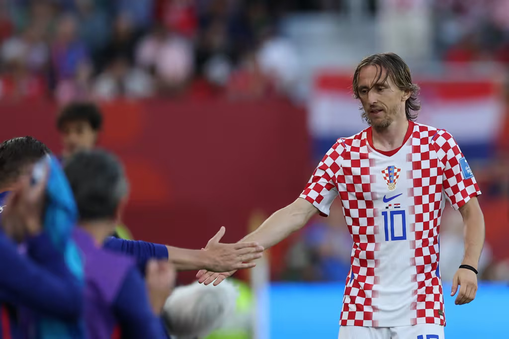 Modrić na partida contra o Panamá