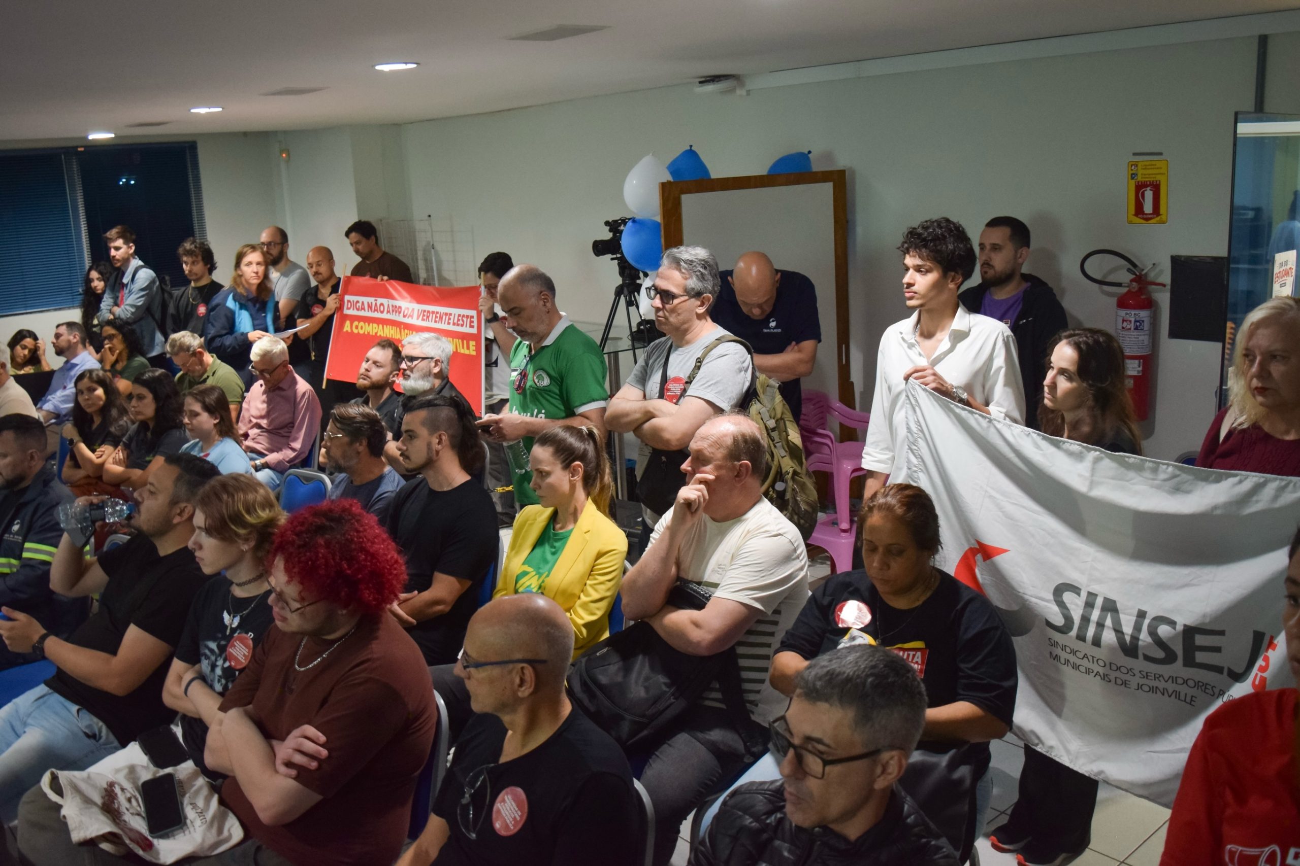 Moradores e sindicato se mobilizam contra a PPP da vertente leste no Senai Sul SINTRAEJ/Instagram